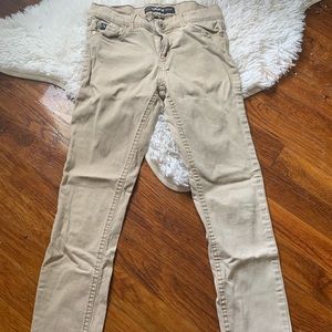 creme colored skinny jeans